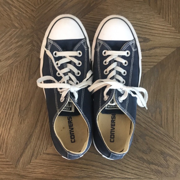 Converse Shoes - Navy All Star Low top Converse